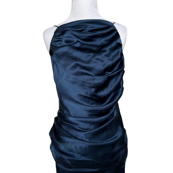 Amanda Uprichard Georgina Dress in Ink MEDIUM NWOT - Picture 4 of 9